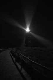 lighthouse by night