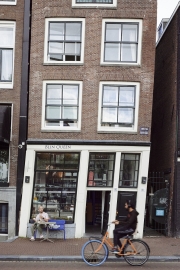 slanted building