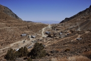 Overview of Cerro Gordo Ghost Town