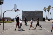 Venice Beach basketball court